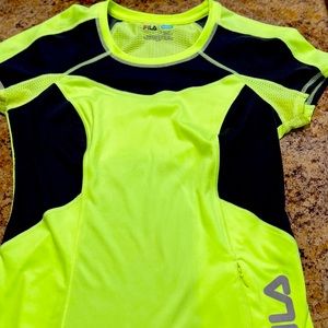Women’s FILA workout shirt size Small